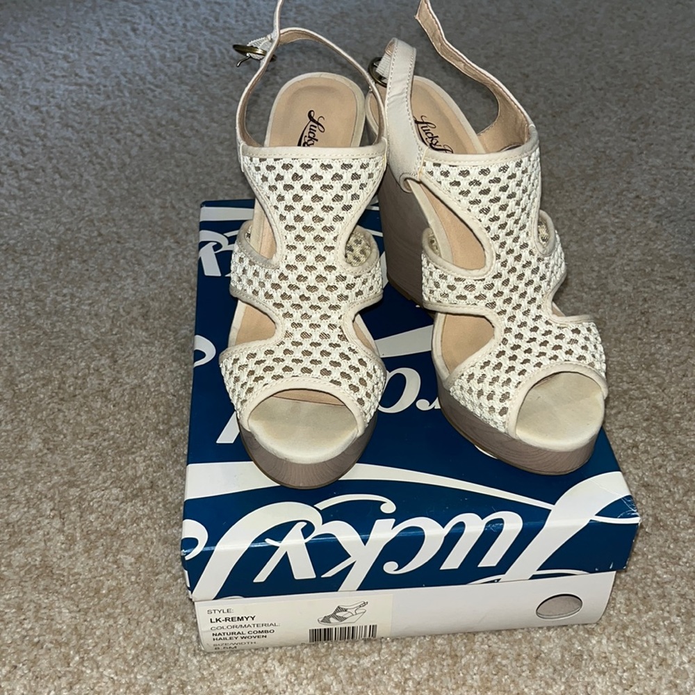 Brand new lucky wedges